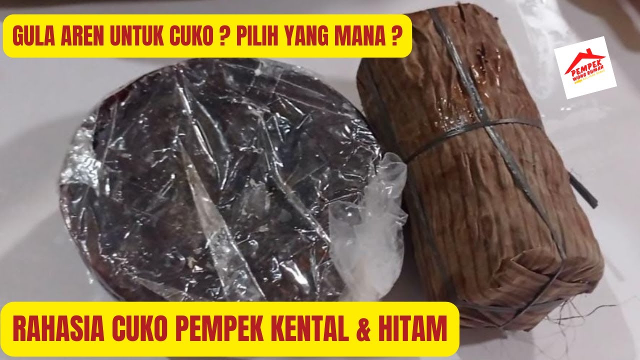 Gula Aren Untuk Cuko Pempek Palembang Yang Kental dan Hitam, Inilah Perbandingan dan Rahasianya!