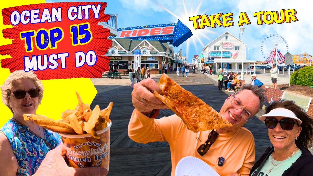 We Did All These on Ocean City Maryland's Boardwalk - YouTube