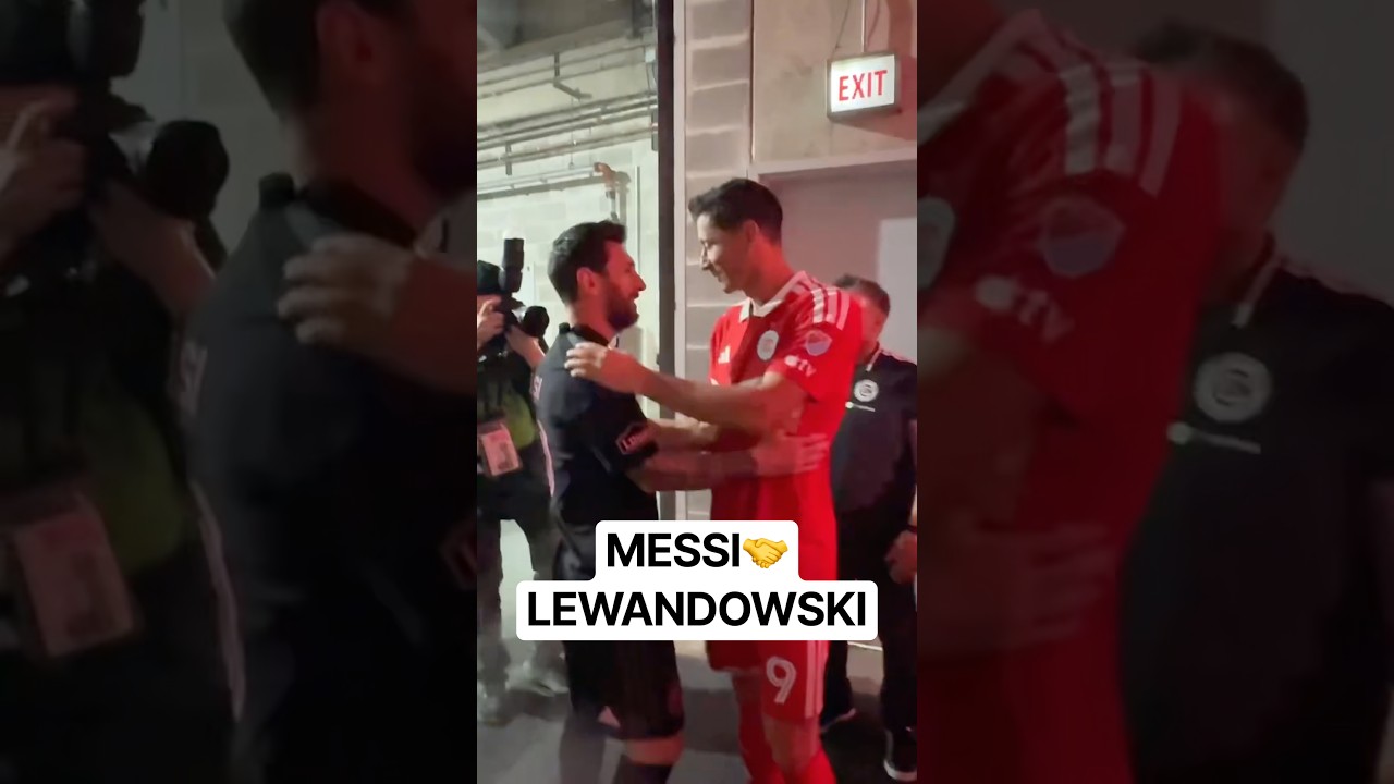 Messi and Lewy READY TO BATTLE in Chicago!🔥
