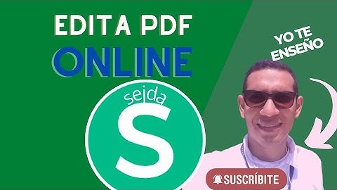 Cómo editar archivos PDF online 📄|| Editar formatos y archivos en PDF online y GRATIS 💻📄