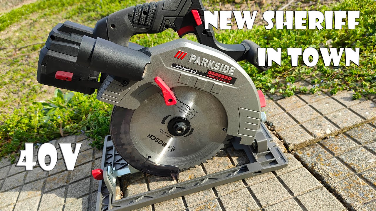 Parkside Performance 40V Circular Saw A1 40-Li - PPHKSA YouTube