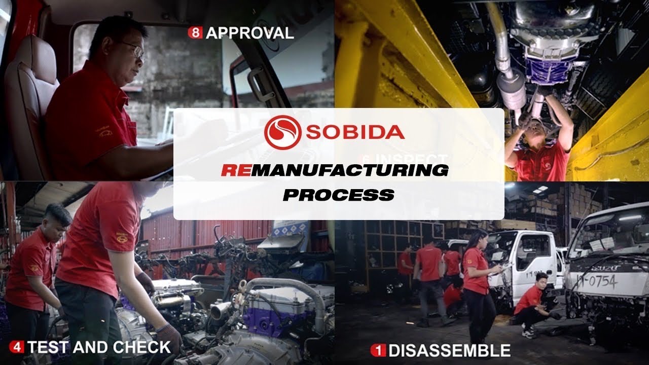 The SOBIDA Remanufacturing process - YouTube