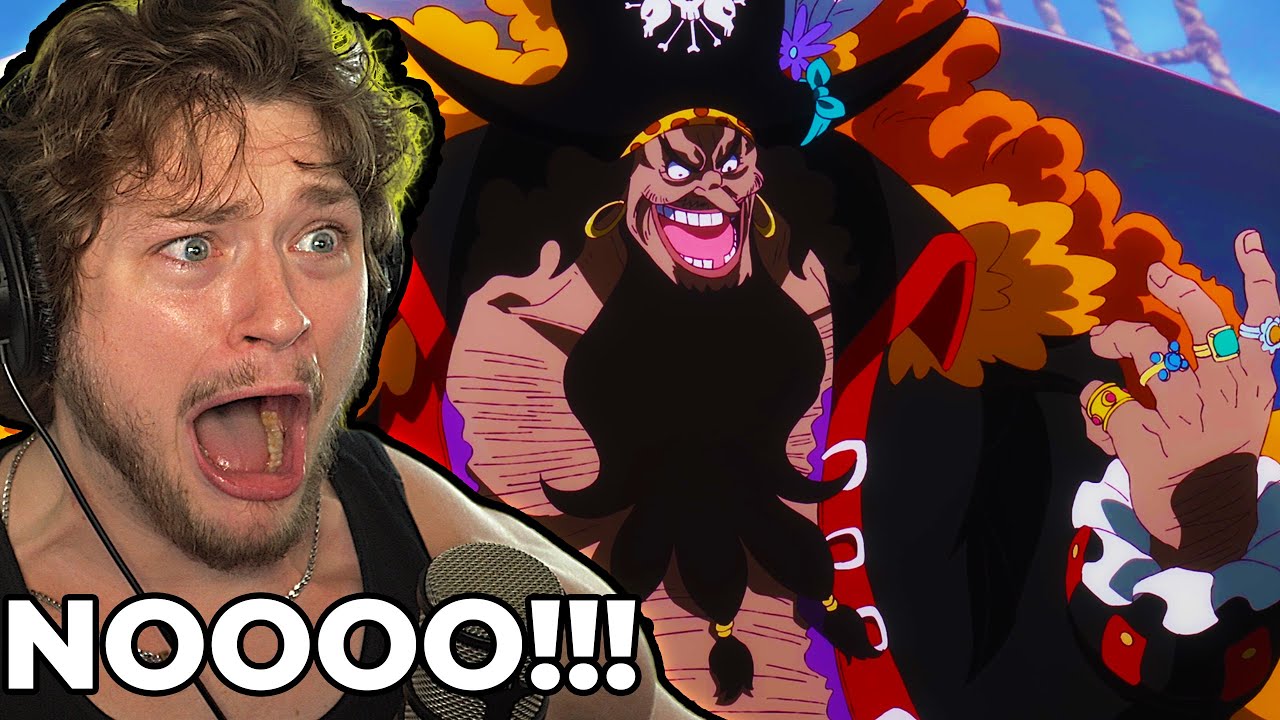 Чёрная Борода нападает на Лоу!! Реакция на One Piece 1092