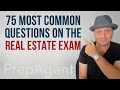 75 Most Common Questions on the Real Estate Exam (2021)