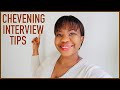 Interview Tips for Chevening scholarship