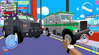 Dude Theft Wars Open World Sandbox - Police Swat vs Bank Car Episode | Android Gameplay HD screenshot 3