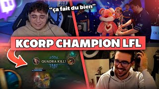 LA KCORP CHAMPIONNE DE LA LFL - Best of LoL #612 Réactions