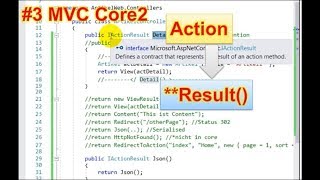 #3: Controller Action with Different Results 📚 ASP.Net Core2 MVC