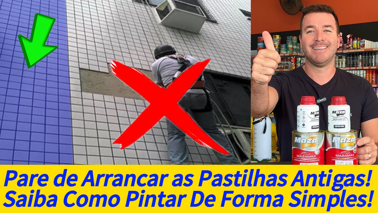 Saiba como Pintar Pastilhas ou Revestimentos Antigos da Sua Fachada!