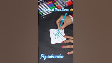 How to do easy signature ✍️#signature #sign #calligraphy #shorts #short #satisfying #ytshorts #music
