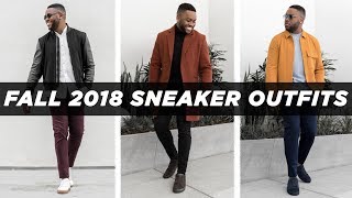 SMART CASUAL LOOKBOOK FALL 2018 | Sneaker Outfits Ideas | Men's Fashion Inspiration screenshot 3
