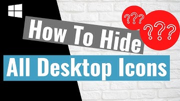 How to Hide Desktop Icons on Windows? QUICK 2 minutes Video!
