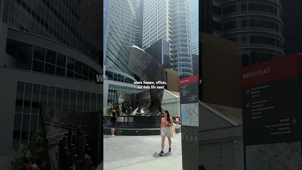 Singapore City Walk 🇸🇬 | One of the Cleanest Business Districts