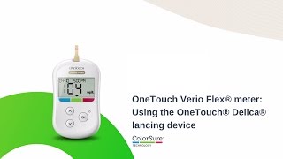 OneTouch Verio Flex® meter: Using the OneTouch® Delica® lancing device