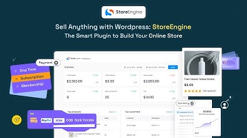 Sell Anything with WordPress: StoreEngine – The Smart Plugin to Build Your Online Store