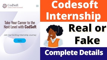 Codesoft Internship is real or fake | Codesoft Internship Review | Scam or Legit | Website Reviews