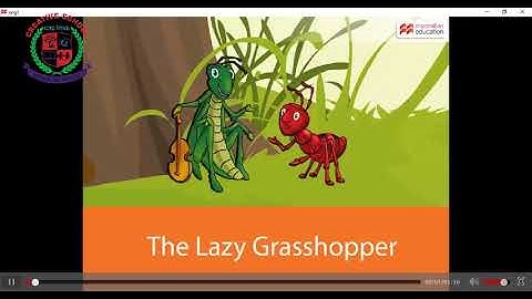 Class 1 English | Term 1|  Lession 1 | The Lazy grasshopper |  creative school surandai