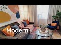 Modern Livingroom Makeover | Pop of color INSPIRATION!