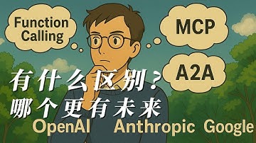 Function Calling，MCP，A2A有什么区别?哪个更有未来？