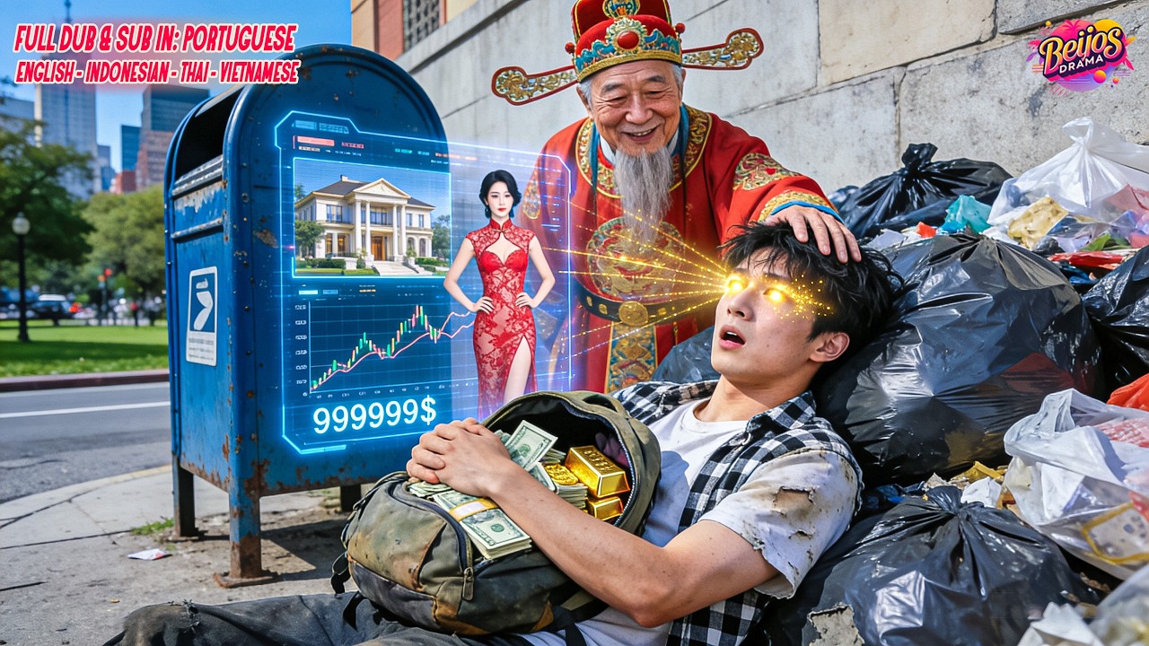 Mendigo Traído é Jogado no Lixão… e Desperta Sistema Médico Divino Apelão!