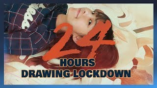 ขังตัวเองวาดรูป 24 ชั่วโมง | 24 Hours Drawing Challenge