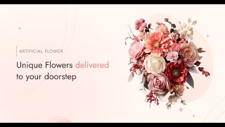 Unique Flowers — Webflow CMS Website