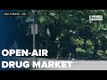 Residents demand action as open-air drug market thrives in northwest Baltimore