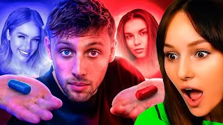 Freya Reacts to SIDEMEN RED OR BLUE PILL CHALLENGE