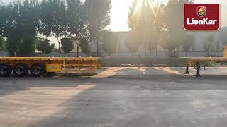 3-axle telescopic flatbed trailer for sale