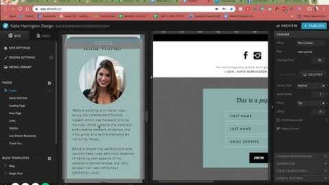 Showit Tutorial - How to create a custom pop up in Showit