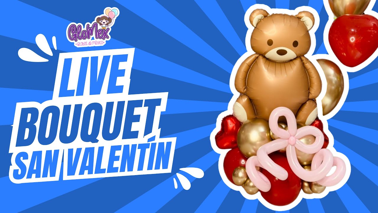 💘🎈Crea un bouquet de globos para San Valentín | Tutorial con Jennifer Tobar.
