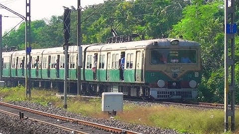 Howrah to Barddhaman Main line 12 coach EMU local train || Eastern Railway