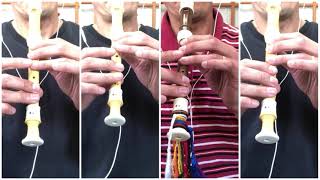 Frere Jacques Recorder 4 Part Round