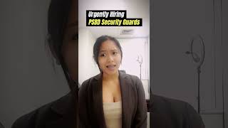 PSBD Security Guards #job #jobsearch #jobseekers #PSBD #securityguard #security Call us: 024411185