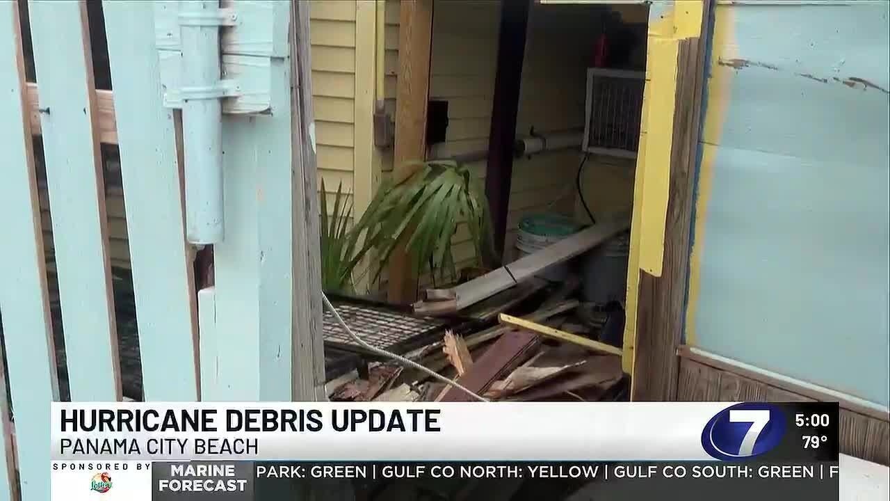 Panama City Beach making progress on hurricane debris cleanup - YouTube