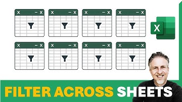 FILTER Across Multiple Sheets Using LET, VSTACK, FILTER and CHOOSECOLS