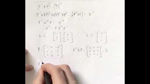 Linear Algebra - 5.2 Finding a power of a matrix through diagonalization
