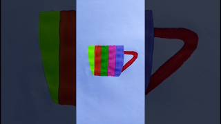 Cup colour drawing#shorts #shortsfeed #paintstudio #youtubeshorts #drawing #painting #art