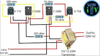 2500W Inverter Circuit Diagram|12V To 220V Inverter|Inverter|(@TechnicalirfanYaseen