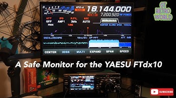 YAESU FTdx10 External Monitor,SAFE,NEW & CHEAP!(FT710/FT101)