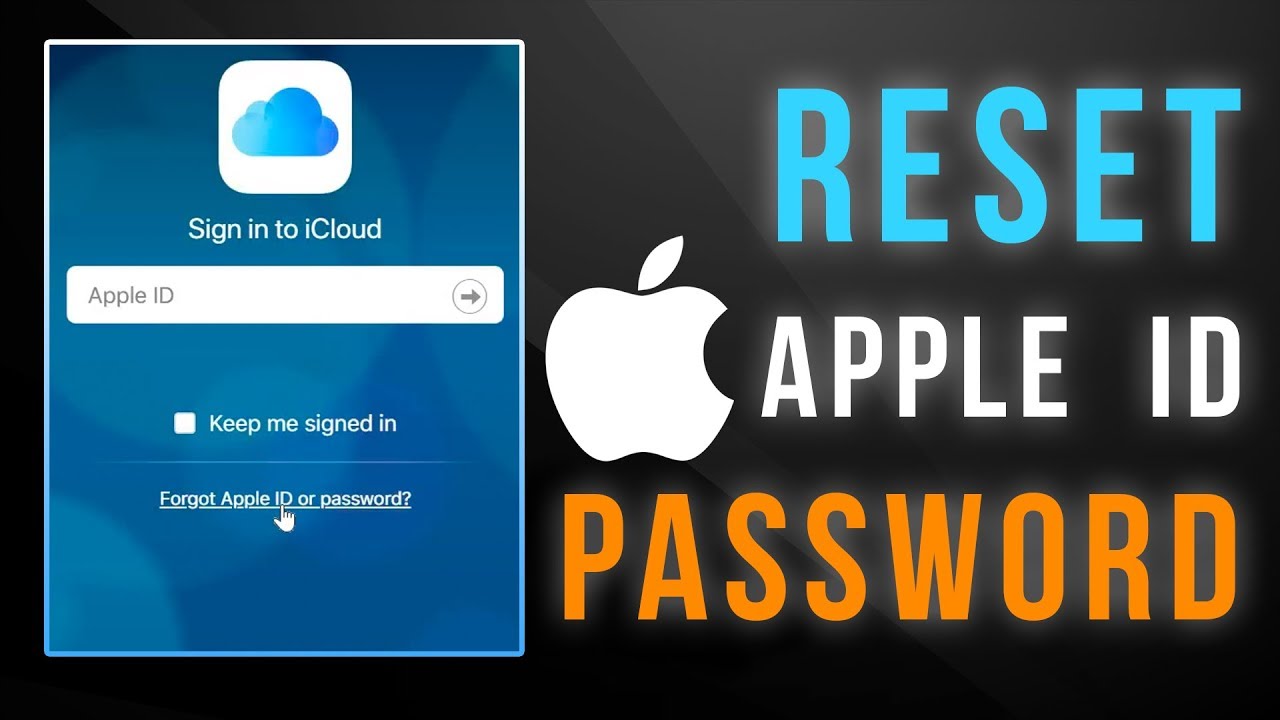 resetting apple id password on computer