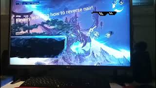 Finally mastering reverse nair with scythe!! 😎😎