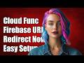 Cloud function for firebase to redirect to a URL