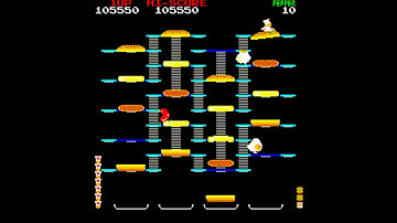 Arcade Longplay - Burger Time (1982)