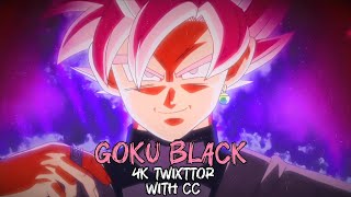 Goku Black Rosé Divine Wrath In 4K Twixtor Slow-Motion