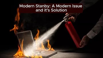 Disable Network Connectivity in Modern Standby.