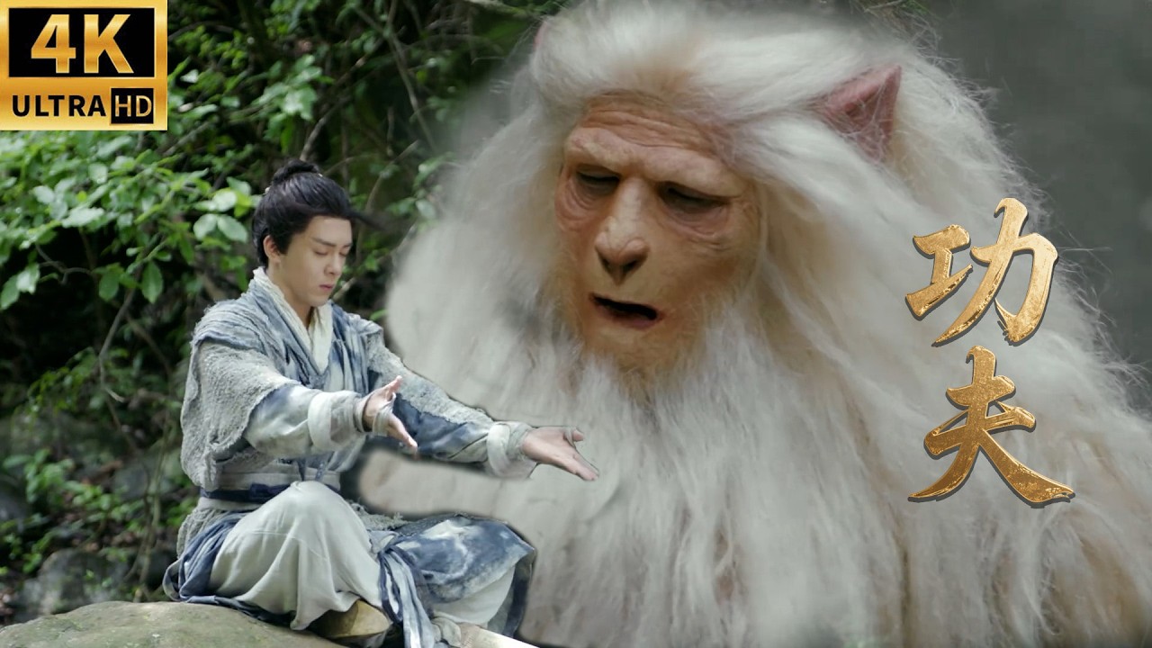 🔥小伙中剧毒遭追杀，偶遇白猿获得绝世武功，逆袭成顶尖高手！#kongfu #movie #chinesedrama #武侠片