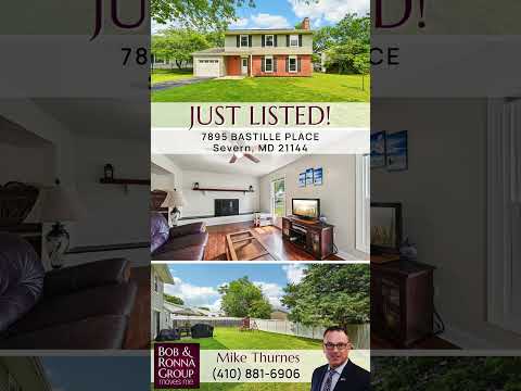 7895 Bastille Place, Severn, MD home video tour