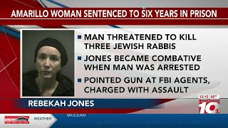 VIDEO: Amarillo woman sentenced for pointing loaded gun at FBI agent during boyfriend’s arrest