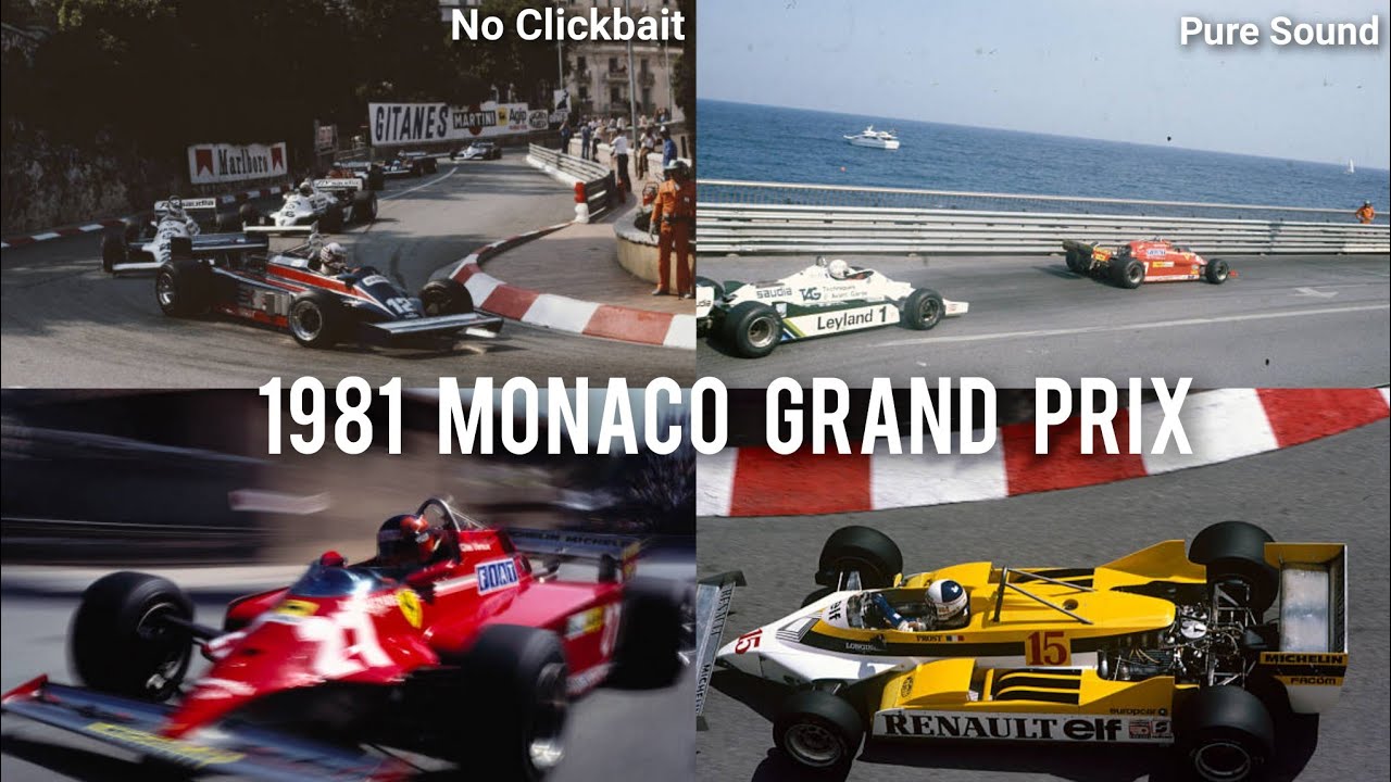 1981 Monaco Grand Prix Pure Sound